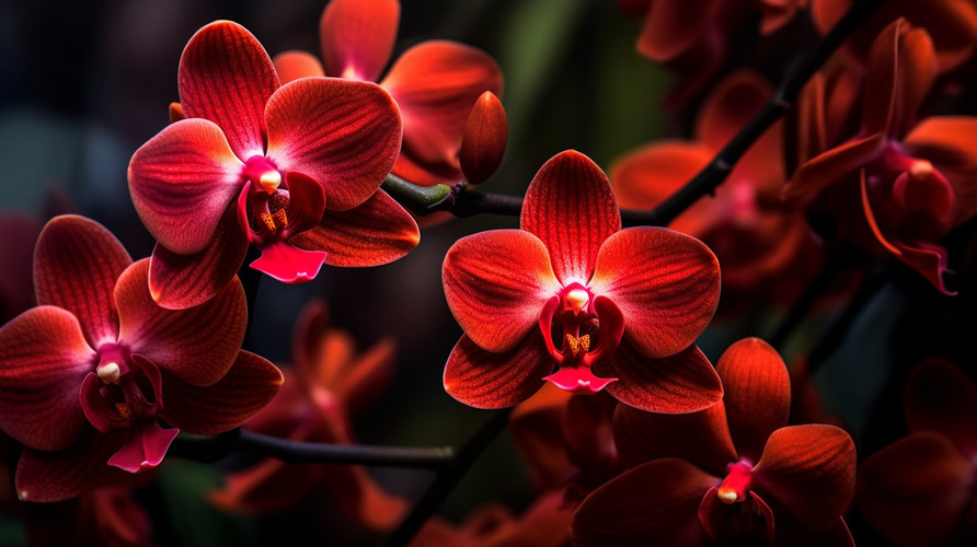 Den røde orkidé: betydning